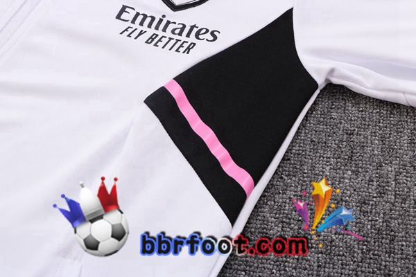 Veste Survetement Foot Arsenal Blanc 2022/2023