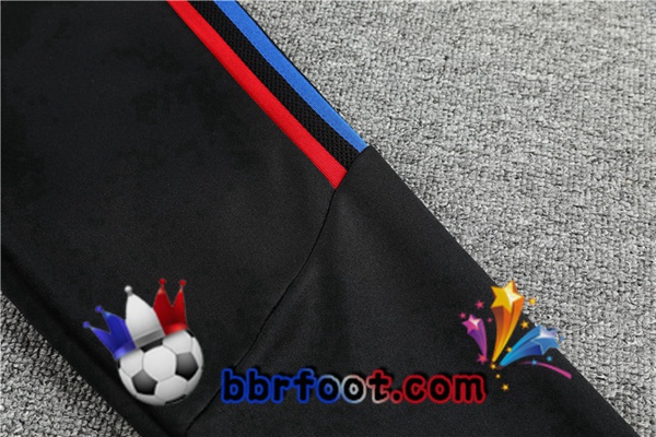 Veste Survetement Foot Lyon OL Noir 2022/2023