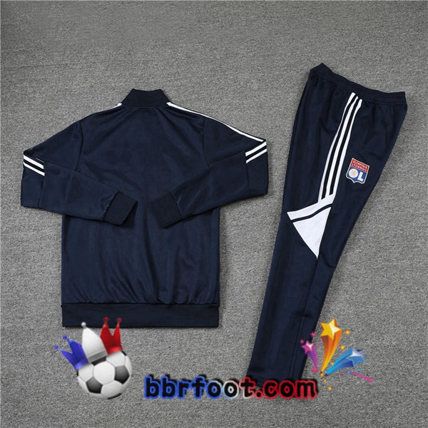 Veste Survetement Foot Lyon OL Bleu Royal 2022/2023