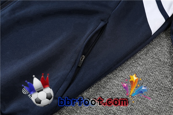 Veste Survetement Foot Lyon OL Bleu Royal 2022/2023