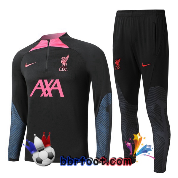 Survetement Foot FC Liverpool Noir 2022/2023 Survetement Foot FC Liverpool Noir 2022/2023