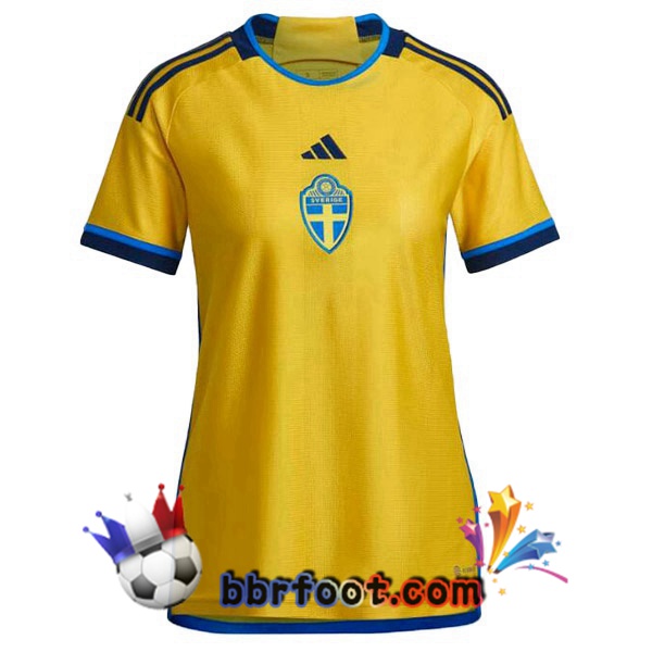 Maillot Foot Suede Femme Domicile Jaune 2022/2023