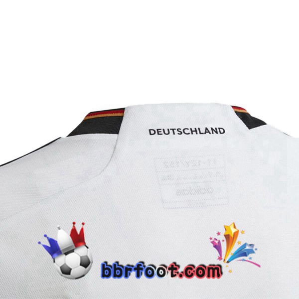 Maillots Equipe de Allemagne Domicile Noir Blanc 2022/2023