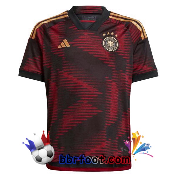 Maillots Equipe de Allemagne Exterieur Noir 2022/2023