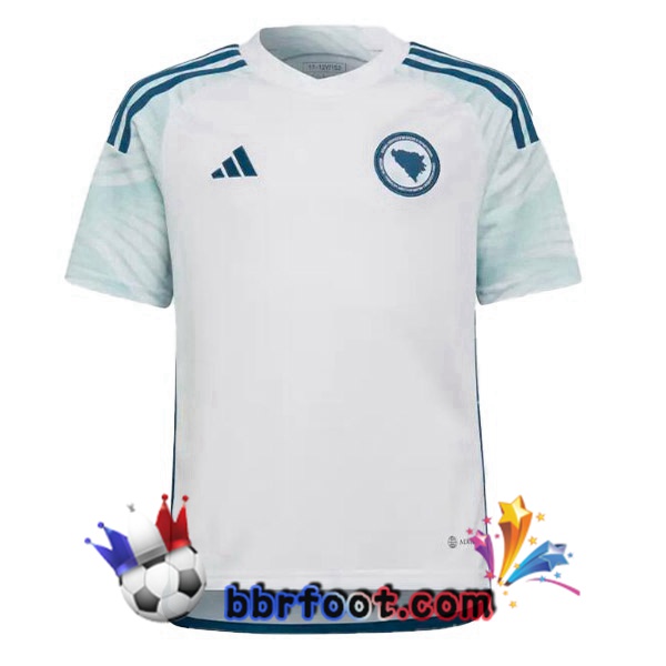 Maillots Equipe de Bosnie-Herzégovine Exterieur Blanc 2022/2023