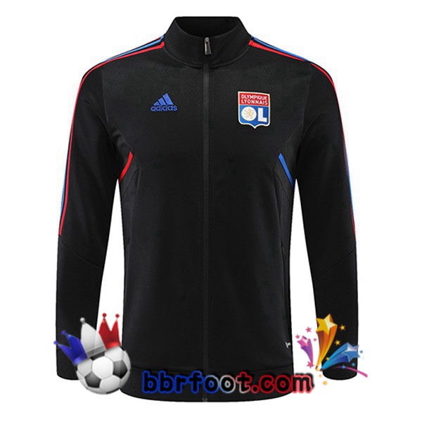Veste Foot Lyon OL Noir 2022/2023