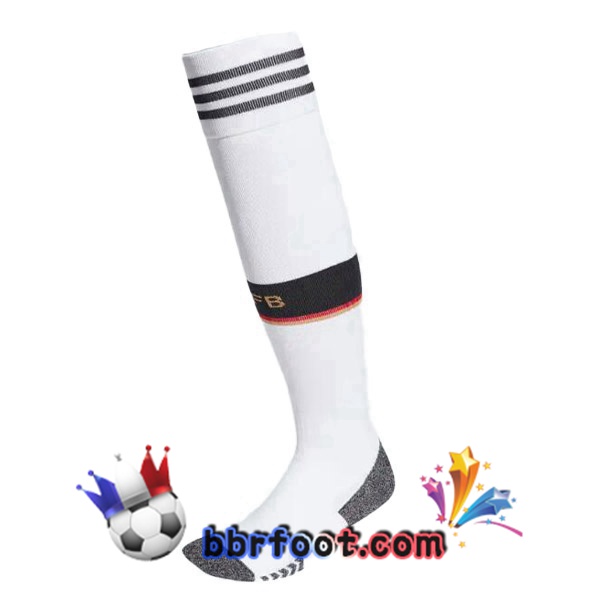 Chaussettes Foot Allemagne Domicile Noir Blanc 2022/2023