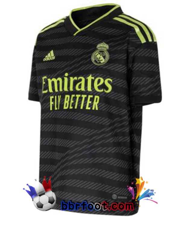 Maillot Foot Real Madrid Third Noir 2022/2023