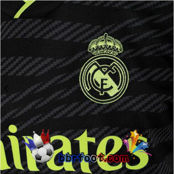 Maillot Foot Real Madrid Third Noir 2022/2023