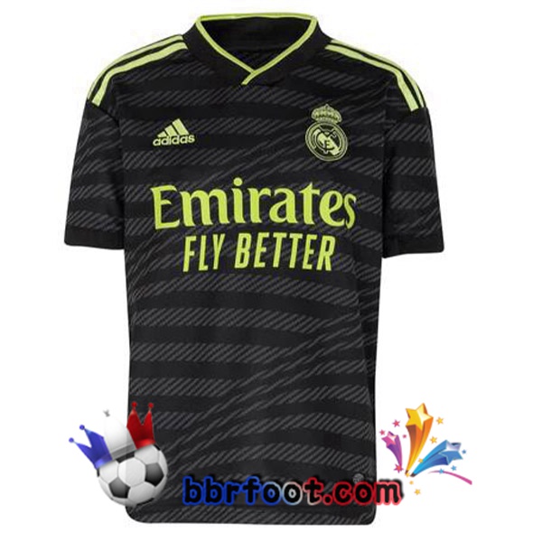 Maillot Foot Real Madrid Third Noir 2022/2023