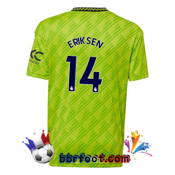 Maillot Foot Manchester United (ERIKSEN 14) Third Vert 2022/2023