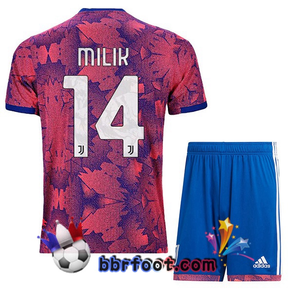 Maillot Foot Juventus (MILIK 14) Enfant Exterieur Rose 2022/2023 Maillot Foot Juventus (MILIK 14) Enfant Exterieur Rose 2022/2023