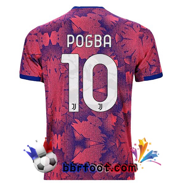 Maillot Foot Juventus (POGBA 10) Exterieur Rose 2022/2023