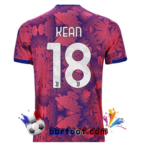 Maillot Foot Juventus (KEAN 18) Exterieur Rose 2022/2023
