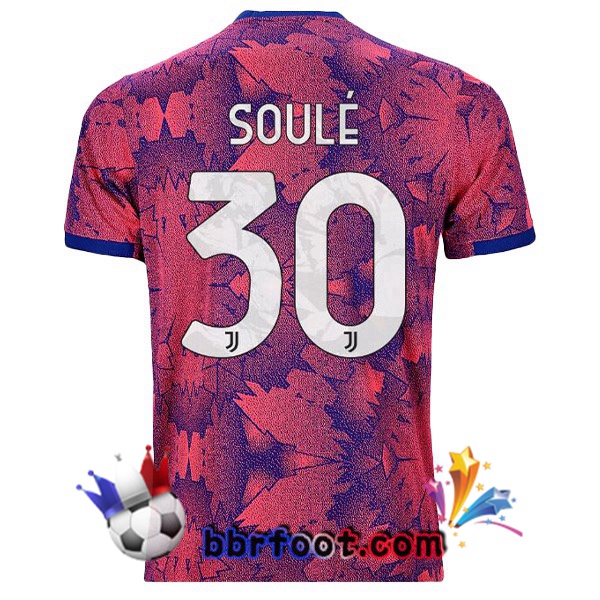 Maillot Foot Juventus (SOULÉ 30) Exterieur Rose 2022/2023