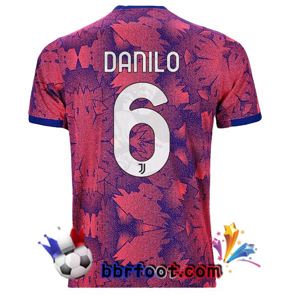 Maillot Foot Juventus (DANILO 6) Exterieur Rose 2022/2023