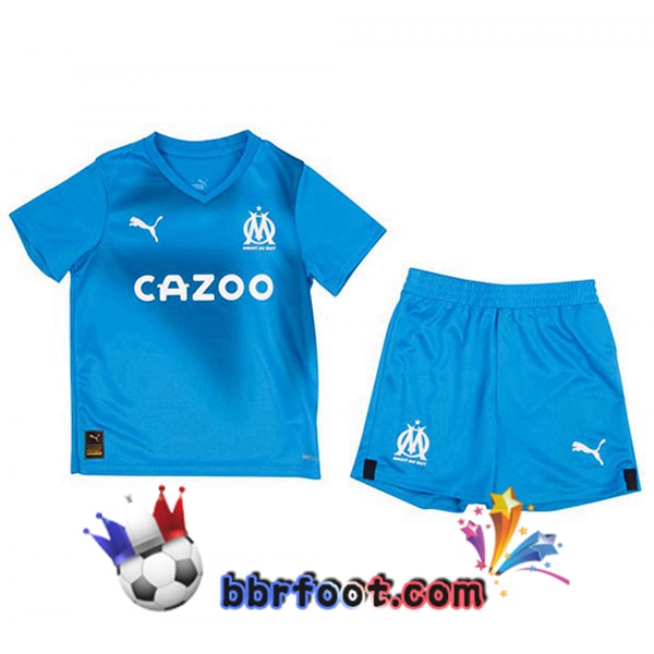Maillot Foot Marseille OM Enfant Third Bleu 2022/2023