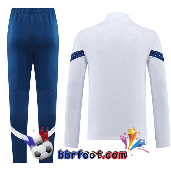 Veste Survetement Foot Marseille OM Blanc 2022/2023