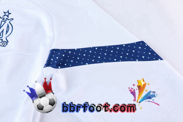 Veste Survetement Foot Marseille OM Blanc 2022/2023