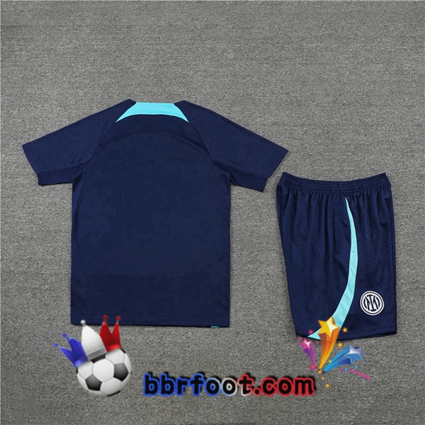 Training T-Shirts Inter Milan + Shorts Bleu Royal 2022/2023