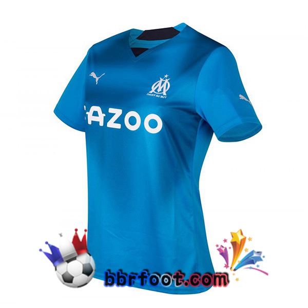 Maillot Foot Marseille OM Femme Third Bleu 2022/2023