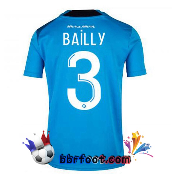 Maillot Foot Marseille OM (BAILLY 3) Third Bleu 2022/2023