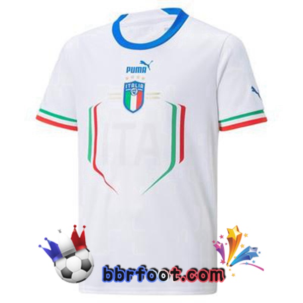 Maillots Equipe de Italie Exterieur Blanc 2022/2023