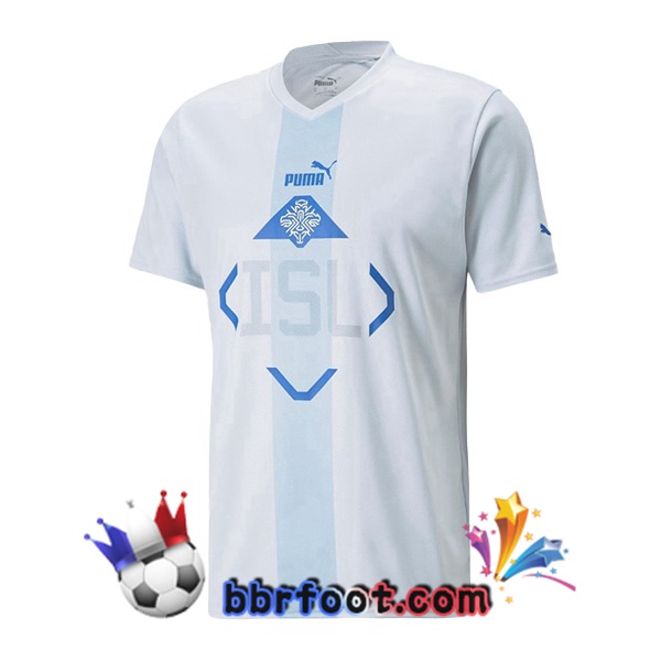 Maillots Equipe de Islande Exterieur Blanc 2022/2023