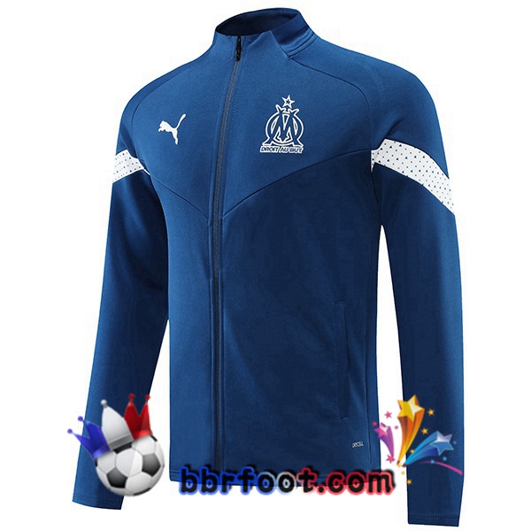Veste Foot Marseille OM Bleu Royal 2022/2023