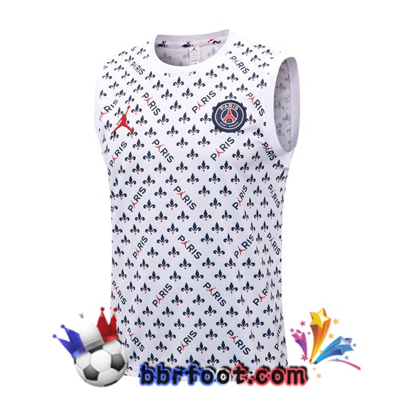 Gilet Foot Paris PSG Blanc 2022/2023
