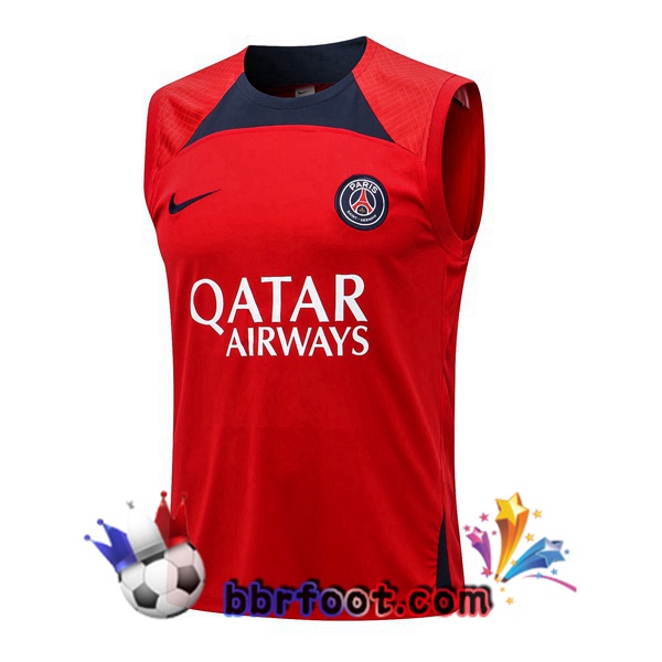 Gilet Foot Paris PSG Rouge 2022/2023
