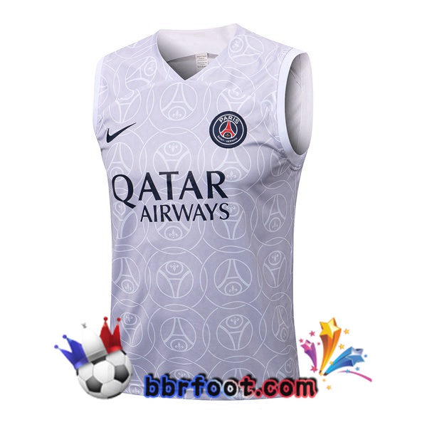 Gilet Foot Paris PSG Blanc 2022/2023 Gilet Foot Paris PSG Blanc 2022/2023