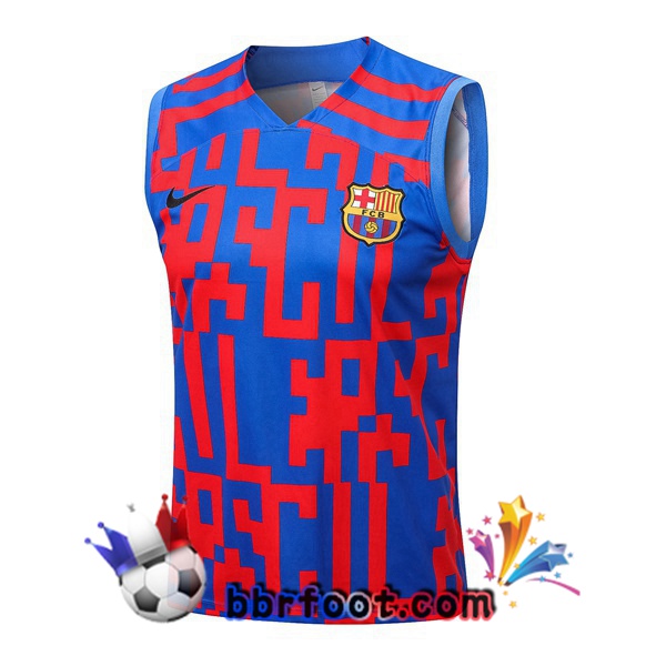 Gilet Foot FC Barcelone Bleu Rouge 2022/2023