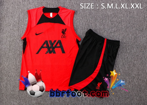 Gilet Foot FC Liverpool + Shorts Rouge 2022/2023