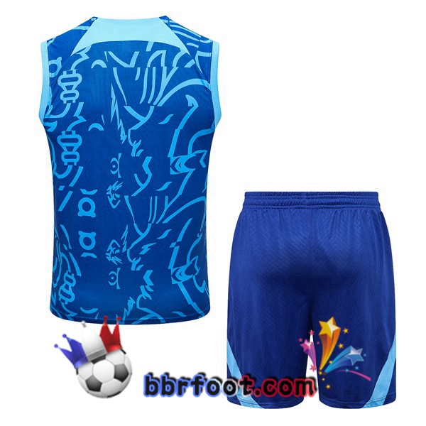 Gilet Foot FC Chelsea + Shorts Bleu 2022/2023
