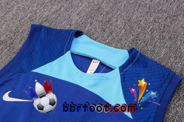 Gilet Foot FC Chelsea + Shorts Bleu 2022/2023