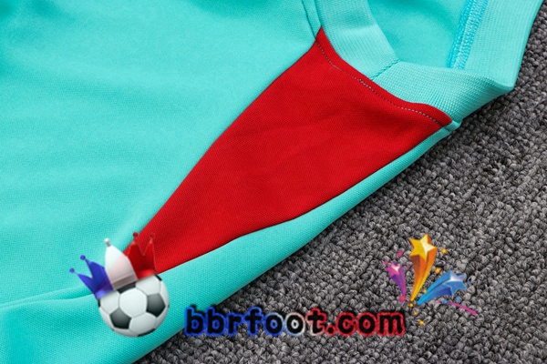 Gilet Foot FC Barcelone + Shorts Vert 2022/2023