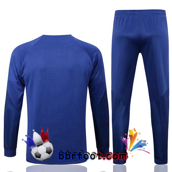 Veste Survetement Foot FC Barcelone Bleu 2022/2023