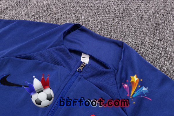Veste Survetement Foot FC Barcelone Bleu 2022/2023