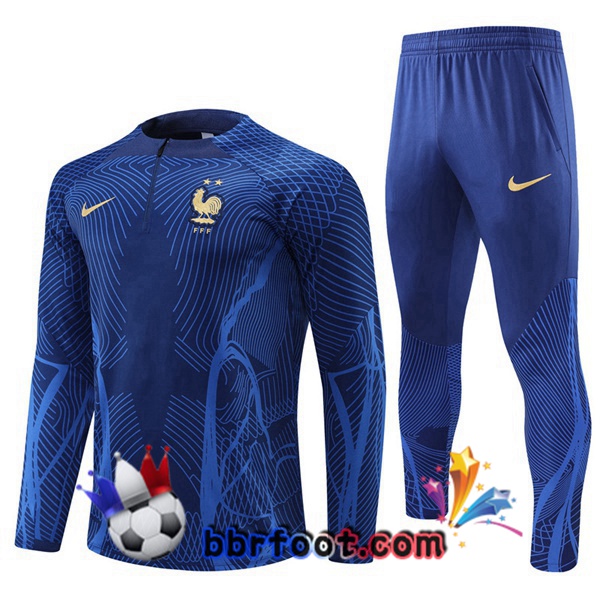 Survetement Foot France Bleu 2022/2023