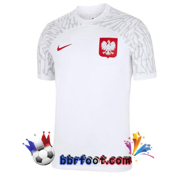 Maillots Equipe de Pologne Domicile Blanc 2022/2023