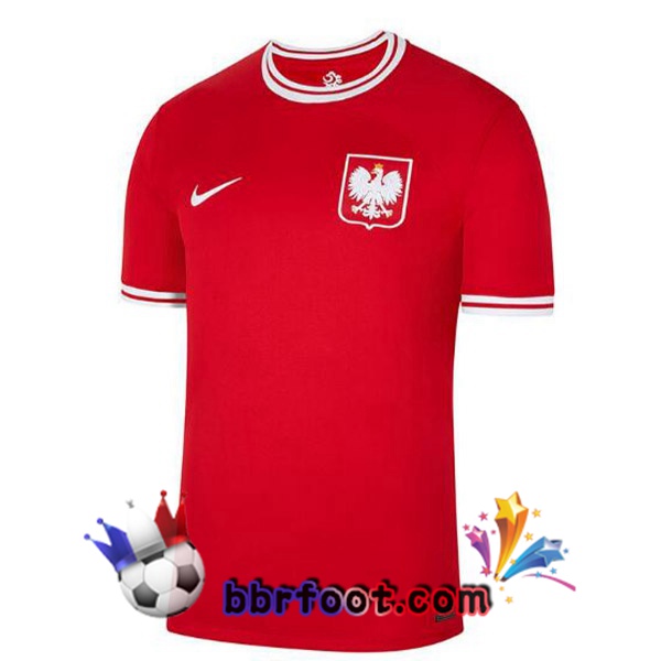 Maillots Equipe de Pologne Exterieur Rouge 2022/2023