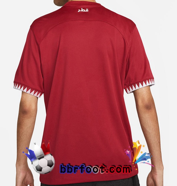 Maillots Equipe de Qatar Domicile Rouge 2022/2023