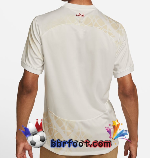 Maillots Equipe de Qatar Exterieur Blanc 2022/2023