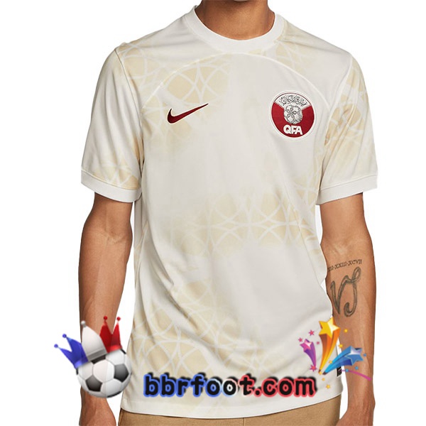 Maillots Equipe de Qatar Exterieur Blanc 2022/2023