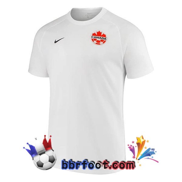 Maillots Equipe de Canada Exterieur Blanc 2022/2023