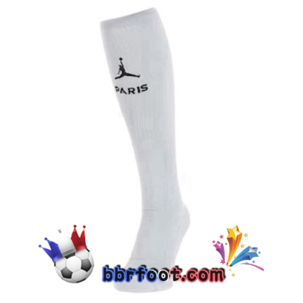 Chaussettes Foot Paris PSG Exterieur Blanc 2022/2023