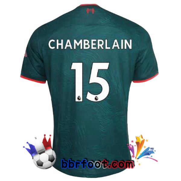 Maillot Foot FC Liverpool (CHAMBERLAIN 15) Third Vert 2022/2023