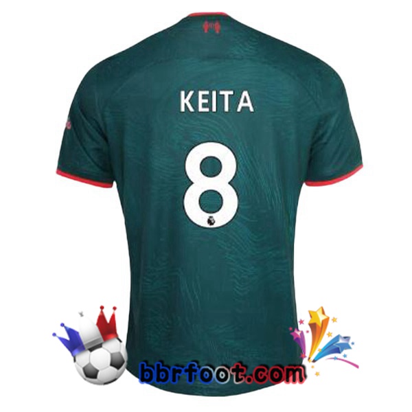 Maillot Foot FC Liverpool (KEITA 8) Third Vert 2022/2023