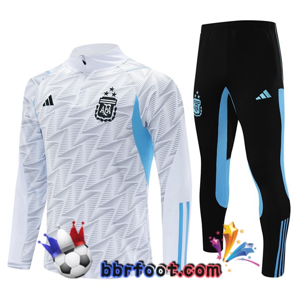 Survetement Foot Argentine Blanc 2023/2024